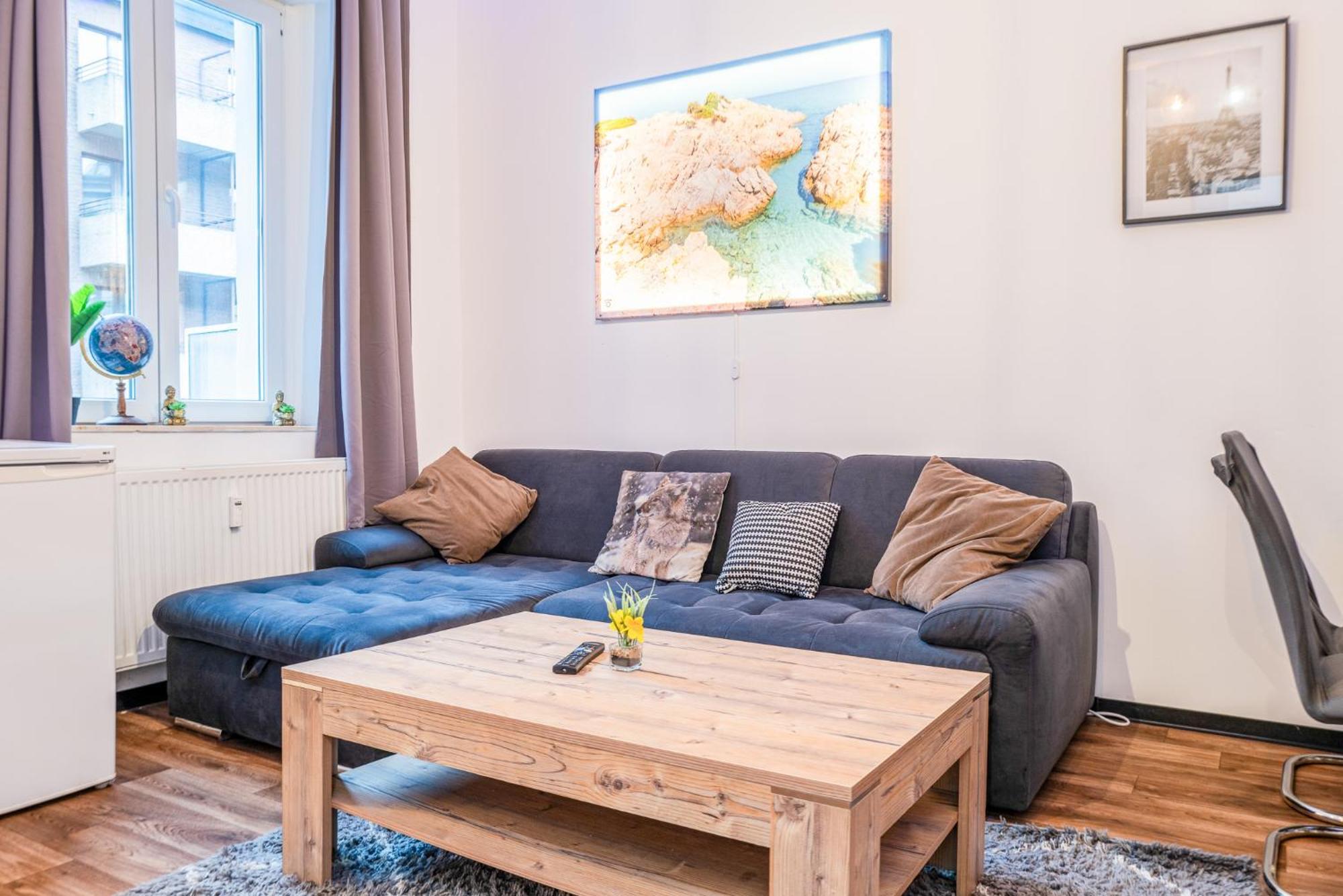 #221 Moderne City Wohnung Im Herzen Von Нойс Экстерьер фото